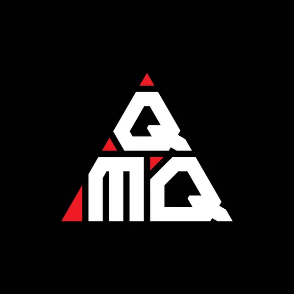 三角形のQmq三角形の文字のロゴデザイン Qmq三角形のロゴデザインモノグラム Qmq三角形ベクトルのロゴテンプレート Qmq三角形のロゴシンプル エレガントで豪華なロゴ — ストックベクタ