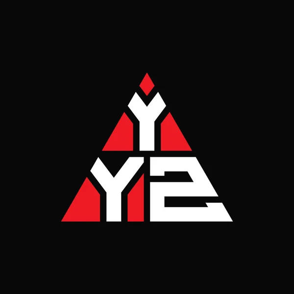 Yyz Triangle Letter Logo Design Triangle Shape Yyz Triangle Logo — Stock Vector