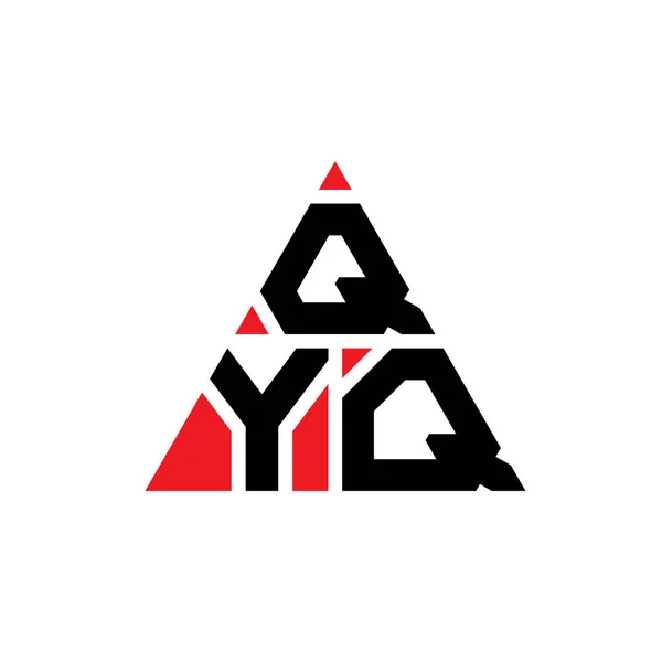 Logo Trójkąta Qyq Kształcie Trójkąta Monografia Logo Trójkąta Qyq Trójkątny — Wektor stockowy