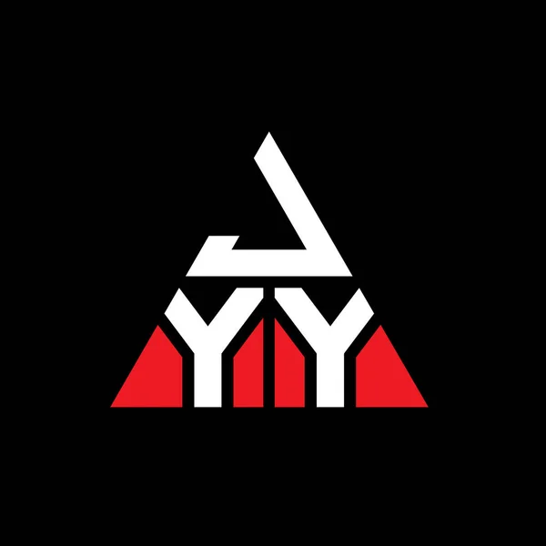 Logo Trójkątnego Trójkąta Jyy Kształcie Trójkąta Logo Trójkąta Jyy Projekt — Wektor stockowy