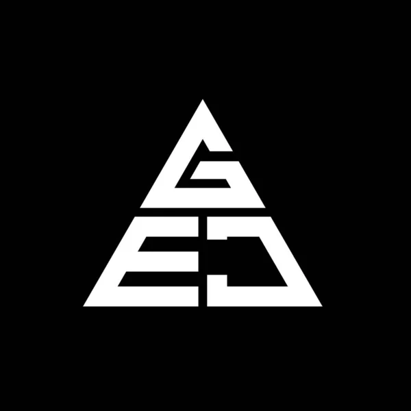Gej Triangel Bokstav Logotyp Design Med Triangel Form Gej Triangel — Stock vektor