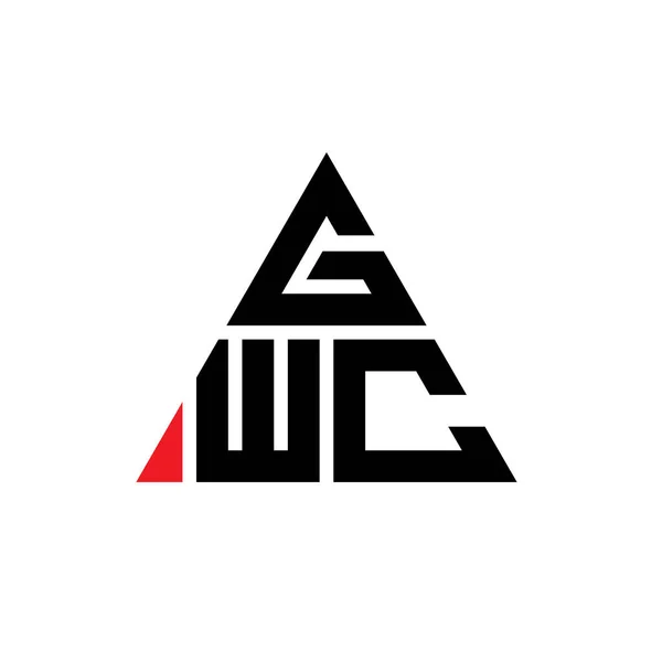 Конструкция Логотипа Треугольника Gwc Треугольной Формой Монограмма Дизайна Логотипа Треугольника — стоковый вектор