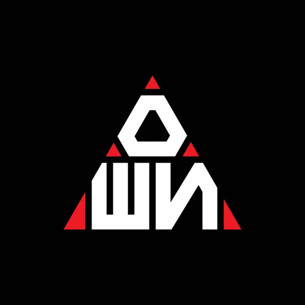 Дизайн Логотипа Треугольника Own Треугольной Формой Монограмма Логотипом Треугольника Own — стоковый вектор