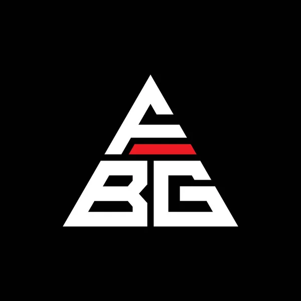 Fbg Dreieck Buchstabe Logo Design Mit Dreieck Form Fbg Dreieck — Stockvektor