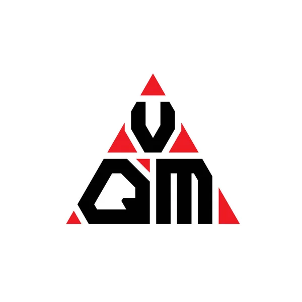 Diseño Del Logotipo Letra Del Triángulo Vqm Con Forma Triángulo — Archivo Imágenes Vectoriales