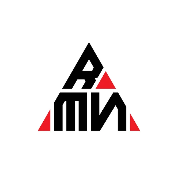 Rmn Dreieck Buchstabe Logo Design Mit Dreieck Form Rmn Dreieck — Stockvektor