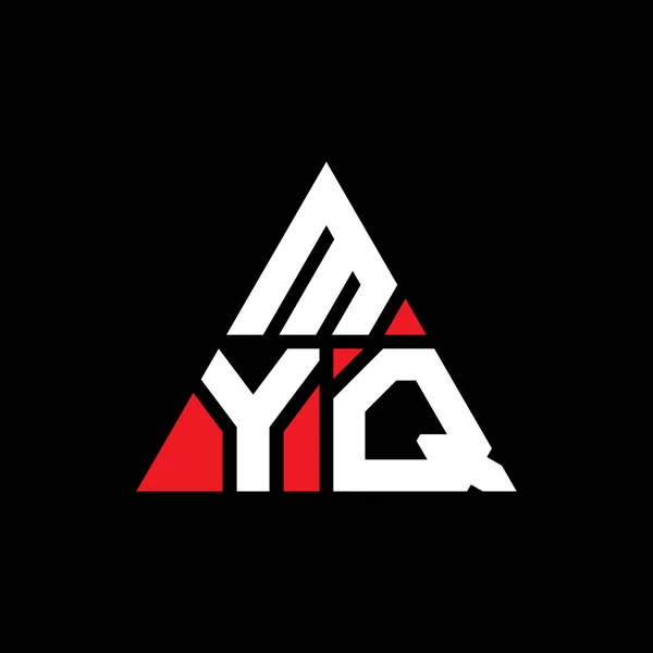 Trójkątny Wzór Logo Litery Myq Kształcie Trójkąta Monografia Logo Trójkąta — Wektor stockowy