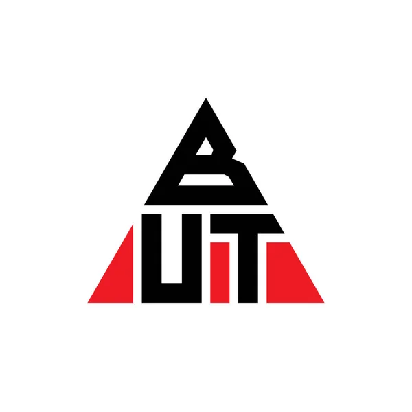 Maar Driehoekig Logo Met Driehoekige Vorm Maar Driehoekig Logo Ontwerp — Stockvector
