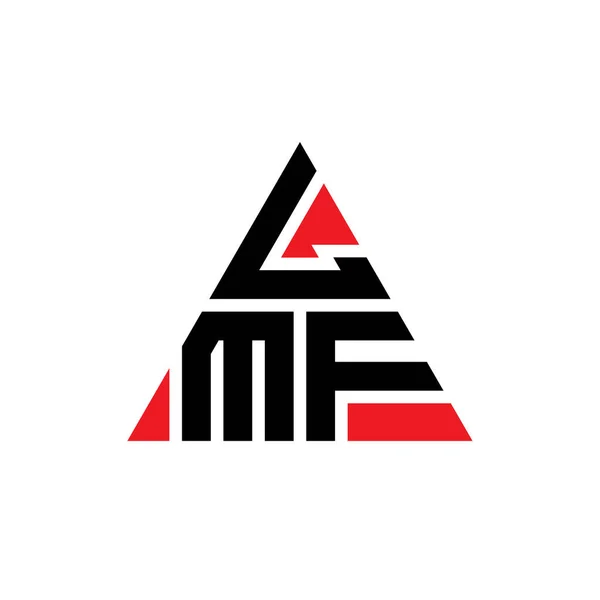 Lmf Desenho Logotipo Letra Triângulo Com Forma Triângulo Monograma Projeto —  Vetores de Stock