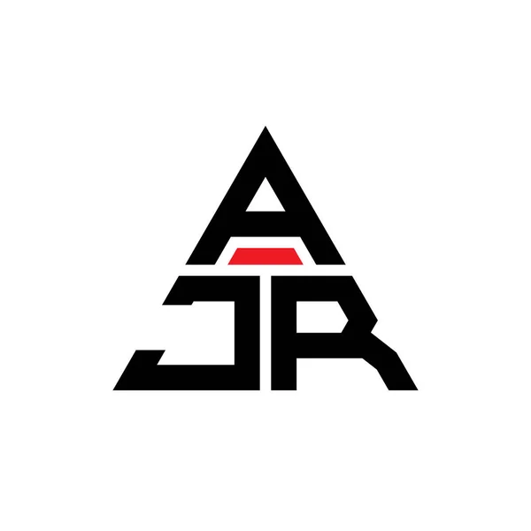Ajr Triangel Bokstav Logotyp Design Med Triangel Form Ajr Triangel — Stock vektor