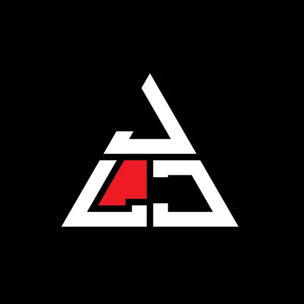 Jlj Triangle Letter Logo Design Triangle Shape Jlj Triangle Logo — Stock Vector