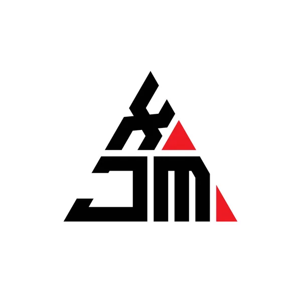 Logo Trójkąta Xjm Kształcie Trójkąta Monografia Logo Trójkąta Xjm Wzór — Wektor stockowy