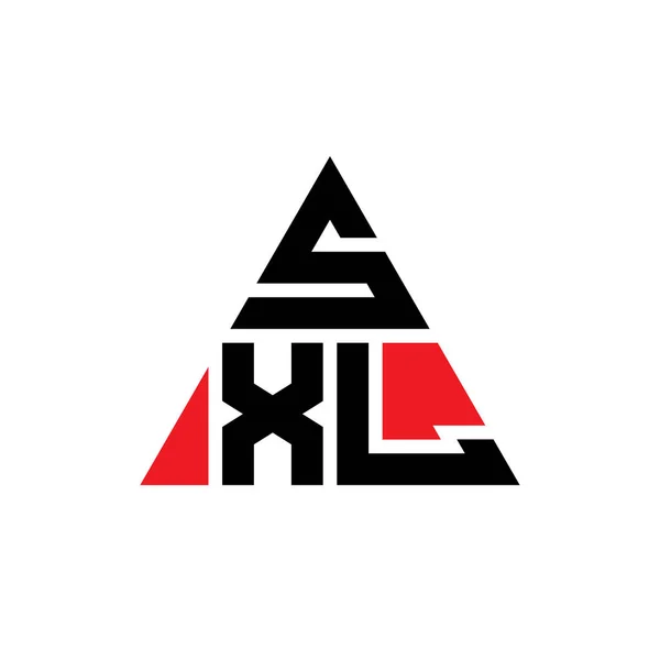 Sxl Triangle Letter Logo Design Triangle Shape Sxl Triangle Logo — Stock Vector