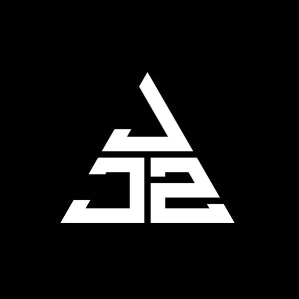 Jjz Дизайн Логотипу Літер Трикутної Форми Jjz Трикутник Монограма Логотипу — стоковий вектор