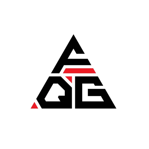 Логотип Треугольника Fqg Треугольной Формой Монограмма Дизайна Логотипа Треугольника Fqg — стоковый вектор