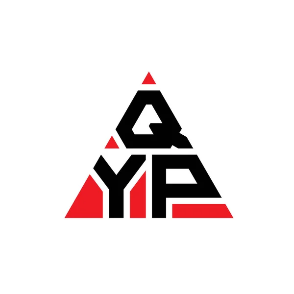 Diseño Del Logotipo Letra Del Triángulo Qyp Con Forma Triángulo — Archivo Imágenes Vectoriales