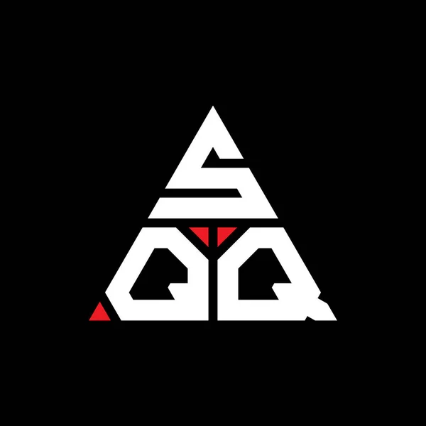 Sqq Design Logotipo Letra Triângulo Com Forma Triângulo Sqq Monograma —  Vetores de Stock