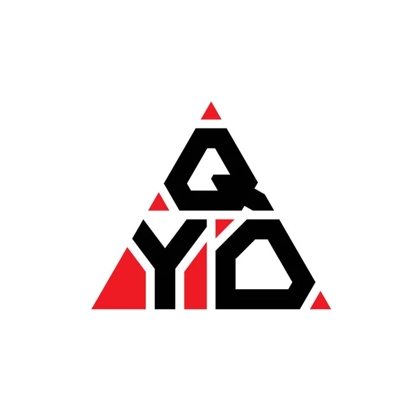 Logo Trójkąta Qyo Kształcie Trójkąta Monografia Logo Trójkąta Qyo Szablon — Wektor stockowy