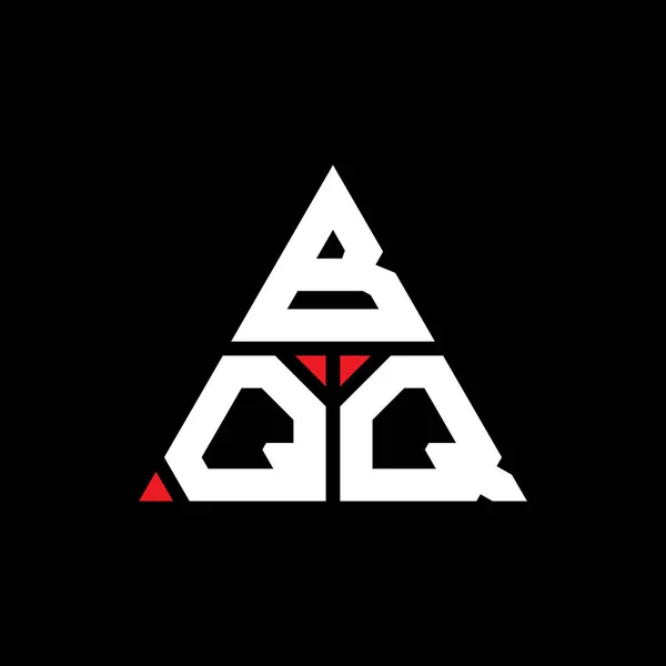 Diseño Del Logotipo Letra Triángulo Bqq Con Forma Triángulo Monograma — Vector de stock