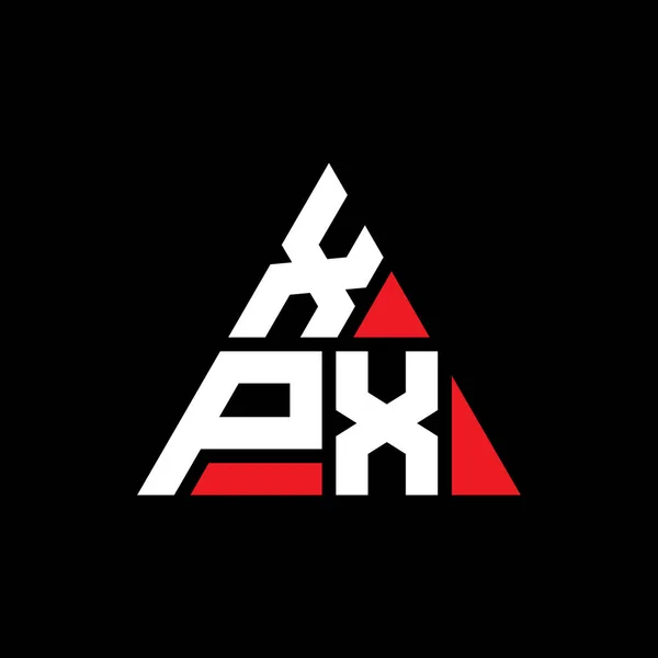 Logo Trójkąta Xpx Kształcie Trójkąta Logo Trójkąta Xpx Projekt Monogram — Wektor stockowy