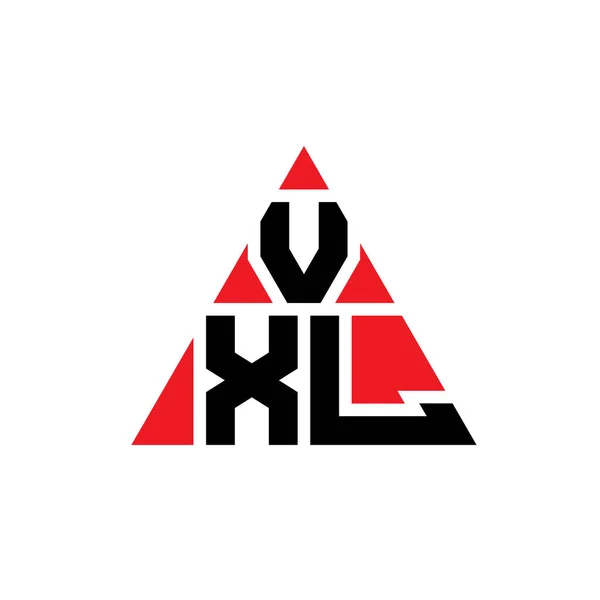 Vxl三角形の文字のロゴデザイン Vxl三角形ロゴデザインモノグラム Vxl三角形ベクトルロゴテンプレート Vxl三角ロゴシンプル エレガントで豪華なロゴ — ストックベクタ