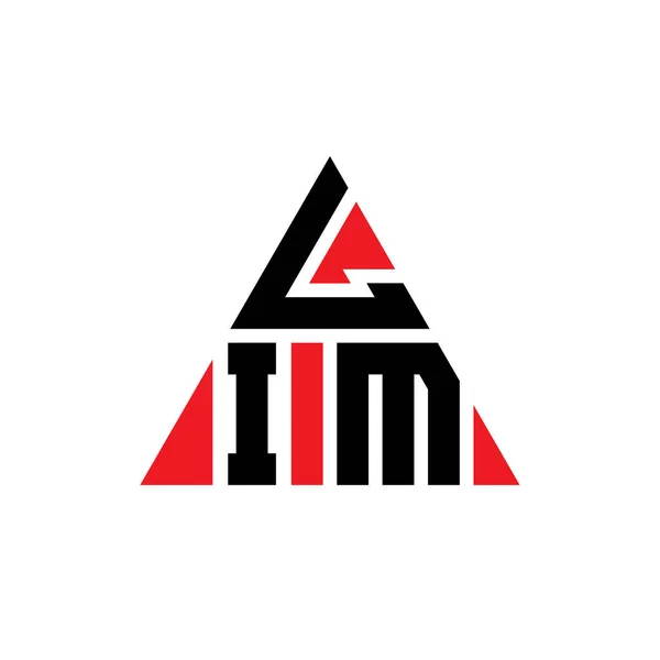 Lim Triangel Bokstav Logotyp Design Med Triangel Form Lim Triangel — Stock vektor