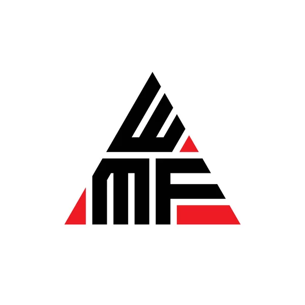 Wmf 삼각형 디자인 삼각형 Wmf 삼각형 디자인 모노그램 Wmf 삼각형 — 스톡 벡터