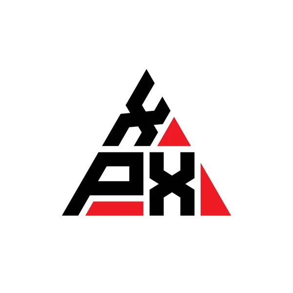 Logo Trójkąta Xpx Kształcie Trójkąta Logo Trójkąta Xpx Projekt Monogram — Wektor stockowy