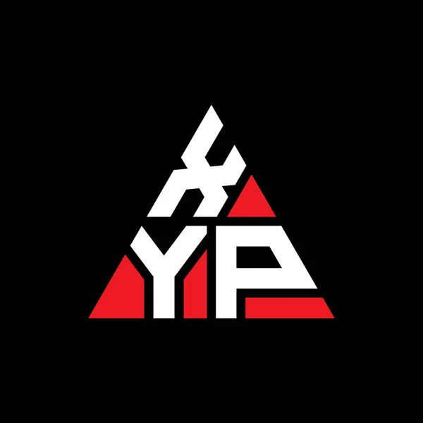 Diseño Del Logotipo Letra Del Triángulo Xyp Con Forma Triángulo — Archivo Imágenes Vectoriales