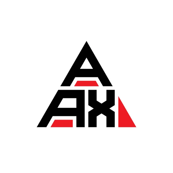 Aax Triangle Lettre Logo Design Avec Forme Triangle Aax Logo — Image vectorielle