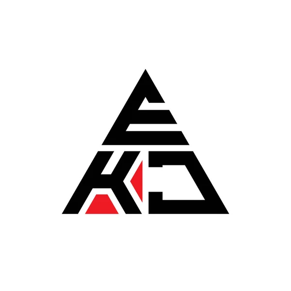Σχεδιασμός Λογότυπου Τριγώνου Ekj Σχήμα Τριγώνου Μονόγραμμα Σχεδίασης Τριγώνου Ekj — Διανυσματικό Αρχείο