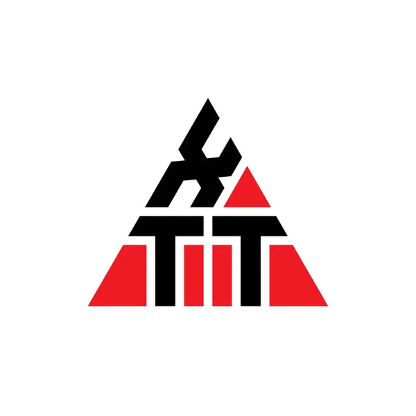 三角形の形をしたXtt三角形の文字ロゴデザイン Xtt三角形ロゴデザインモノグラム Xtt三角形ベクトルのロゴテンプレート Xtt三角形のロゴシンプル エレガントで豪華なロゴ — ストックベクタ