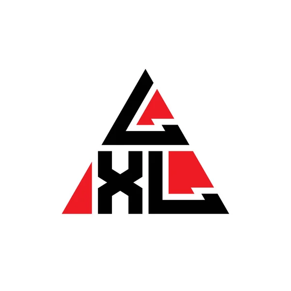 Lxl Triangle Letter Logo Design Triangle Shape Lxl Triangle Logo — Stock Vector