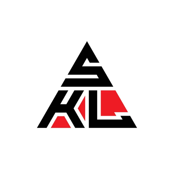 Дизайн Логотипа Буквой Виде Треугольника Монограмма Дизайна Логотипа Треугольника Skl — стоковый вектор