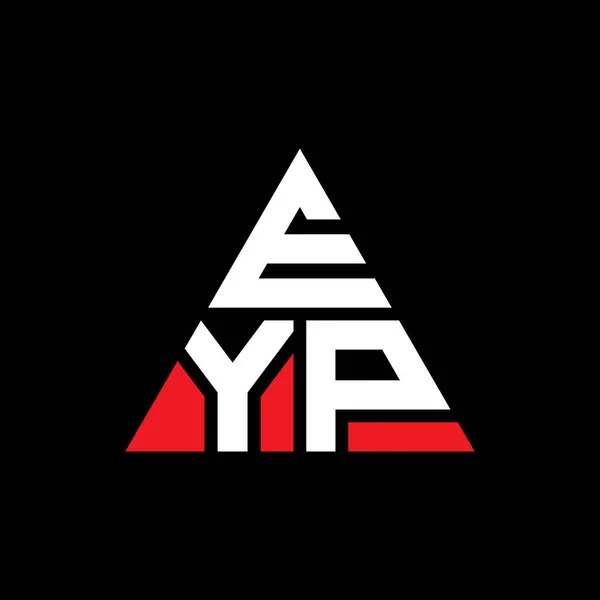 Diseño Del Logotipo Letra Del Triángulo Del Eyp Con Forma — Archivo Imágenes Vectoriales
