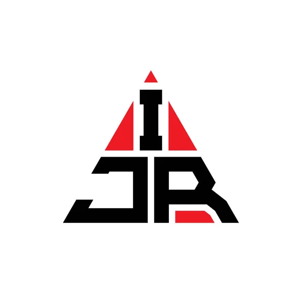 Ijr Triangle Letter Logo Design Triangle Shape Ijr Triangle Logo — Stock Vector
