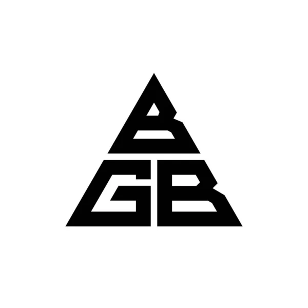 Logo Design Des Bgb Dreiecks Mit Dreiecksform Bgb Dreieck Logo — Stockvektor