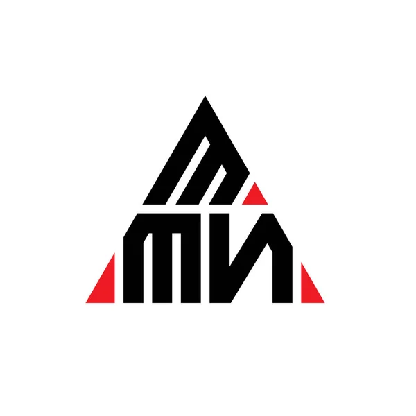 Logo Trójkąta Mmn Kształcie Trójkąta Monografia Logo Trójkąta Mmn Wzór — Wektor stockowy