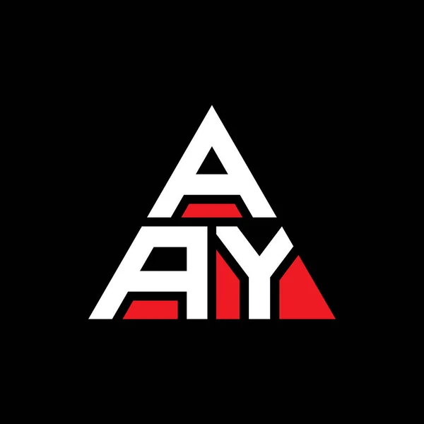 Diseño Del Logotipo Letra Triángulo Aay Con Forma Triángulo Monograma — Archivo Imágenes Vectoriales