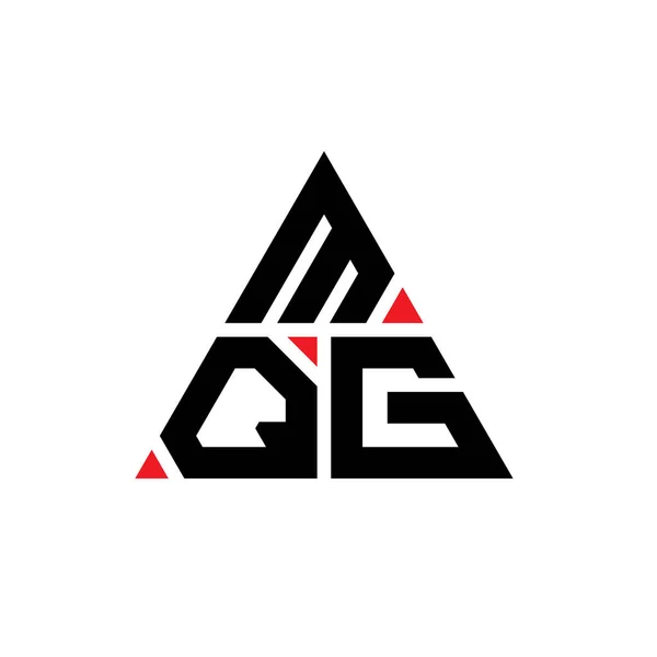 Mqg Буквенный Логотип Треугольной Формой Монограмма Логотипа Треугольника Mqg Шаблон — стоковый вектор