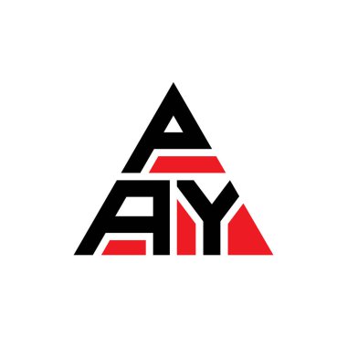 Üçgen şekilli Üçgen Harf Logosu Tasarımı Öde. Üçgen logo tasarımı monogramı öde. Kırmızı renkli üçgen logo şablonu öde. Üçgen logoyu öde Basit, Zarif ve Lüks Logo.