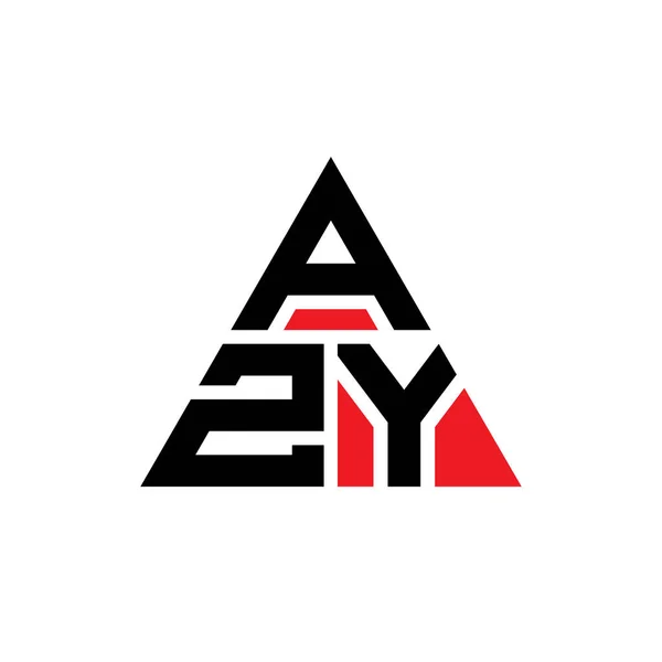 Diseño Logotipo Letra Triángulo Azy Con Forma Triángulo Diseño Del — Archivo Imágenes Vectoriales
