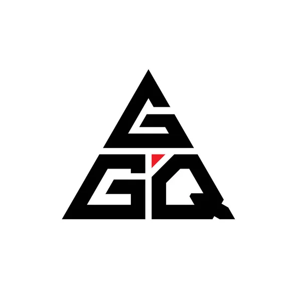 Ggq Dreieck Buchstabe Logo Design Mit Dreieck Form Ggq Dreieck — Stockvektor