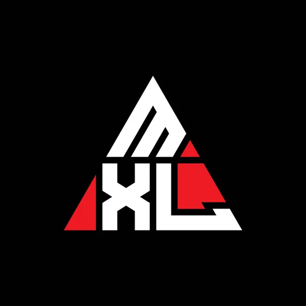 三角の形をしたMxl三角形の文字ロゴデザイン Mxl三角形ロゴデザインモノグラム Mxl三角形ベクトルロゴテンプレート Mxl三角形のロゴシンプル エレガントで豪華なロゴ — ストックベクタ