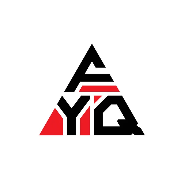 Diseño Del Logotipo Letra Del Triángulo Fyq Con Forma Triángulo — Archivo Imágenes Vectoriales
