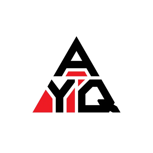 Diseño Del Logotipo Letra Del Triángulo Ayq Con Forma Triángulo — Archivo Imágenes Vectoriales