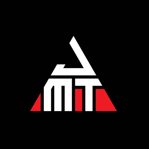 三角形のJmt三角形の文字のロゴデザイン Jmt三角形ロゴデザインモノグラム Jmt三角形ベクトルロゴテンプレート Jmt三角形のロゴシンプル エレガントで豪華なロゴ — ストックベクタ