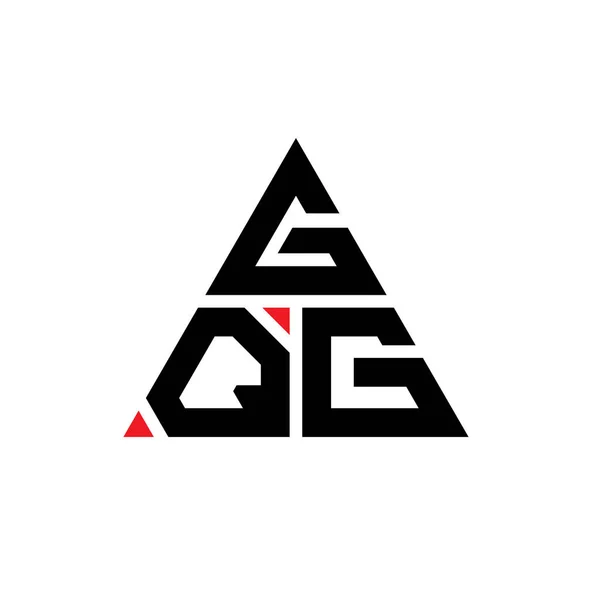 Gqg Dreieck Buchstabe Logo Design Mit Dreieck Form Gqg Dreieck — Stockvektor