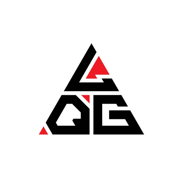 Lqg Dreieck Buchstabe Logo Design Mit Dreieck Form Lqg Dreieck — Stockvektor
