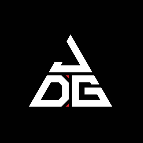 Jdh Dreieck Buchstabe Logo Design Mit Dreieck Form Jdh Triangle — Stockvektor